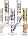 Pulsar Design Series Straight Tube Glass Water Pipe | 12" | 14mm F