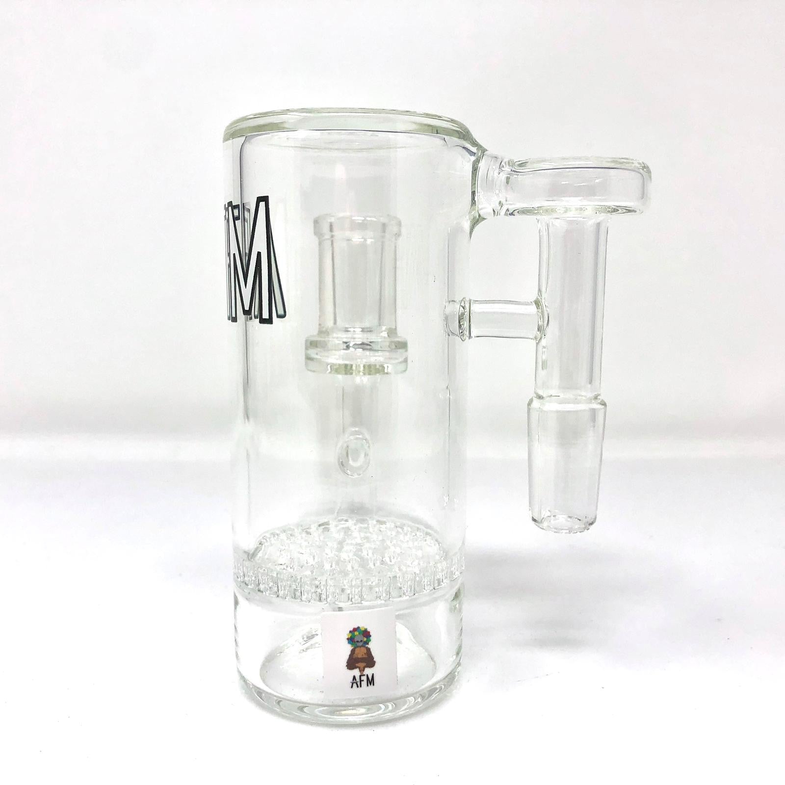 AFM Honeycomb Perc 4″ Glass Ash Catcher