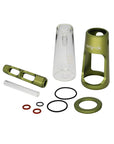 ONGROK Portable Glass Aluminum Bubbler Pipe