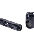 ALUMINUM GLASS SMOKING PIPE