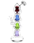 Pulsar Stacks on Stacks Glass Water Pipe - 11.75"