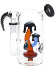 Pulsar Magma Lake Mushroom Glass Water Pipe - 5.5" / 14mm F
