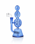 8" Triple Stack Swiss Perc Recycler Dab Rig | Croia Glass