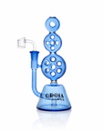 8" Triple Stack Swiss Perc Recycler Dab Rig | Croia Glass