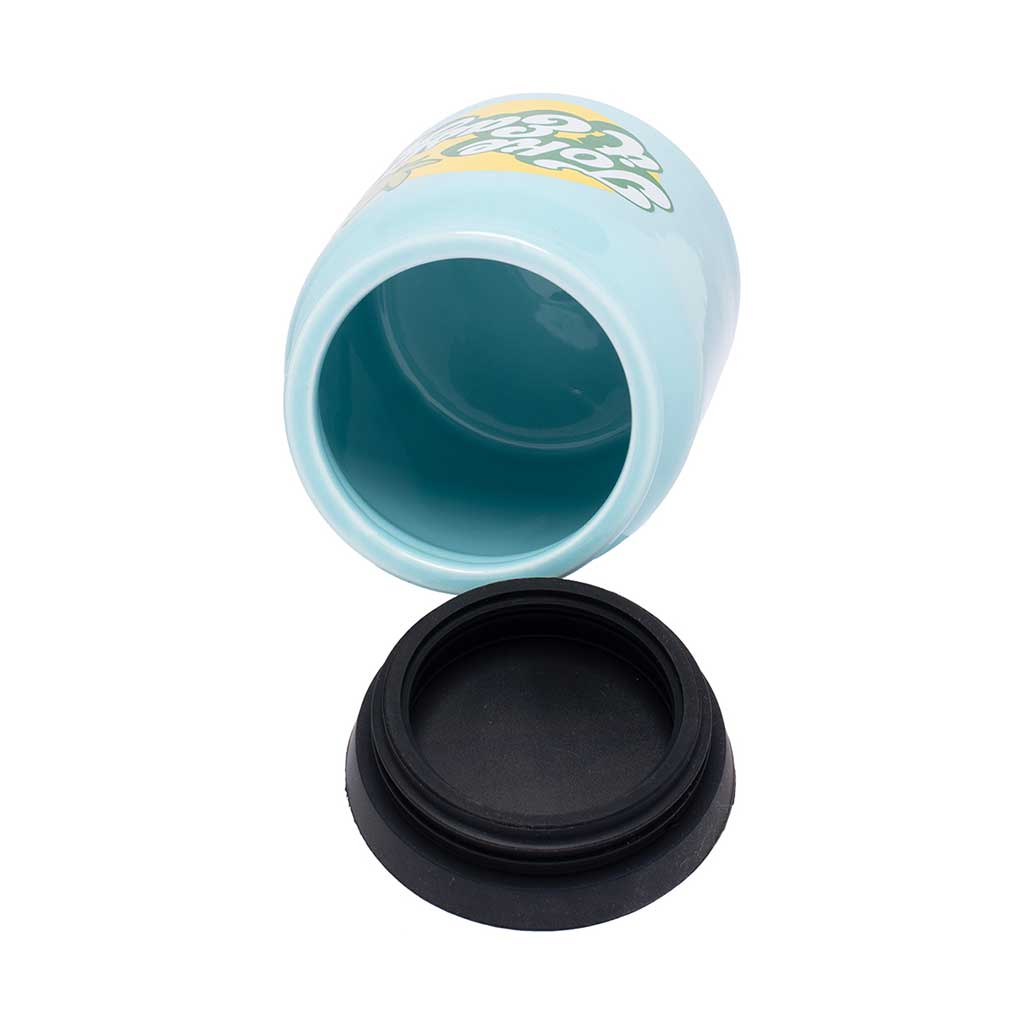 LARGE CERAMIC STASH JAR - TOKE IT EASY – Golden Goat Quartz