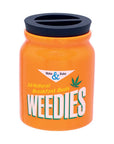 LARGE CERAMIC STASH JAR - WEEDIES