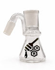 HONEYBEE HERB BEAKER BASE GLASS SWAN ARM MINI DRY ASH CATCHER