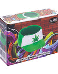 GREEN LEAF SNAPBACK HAT ASHTRAY