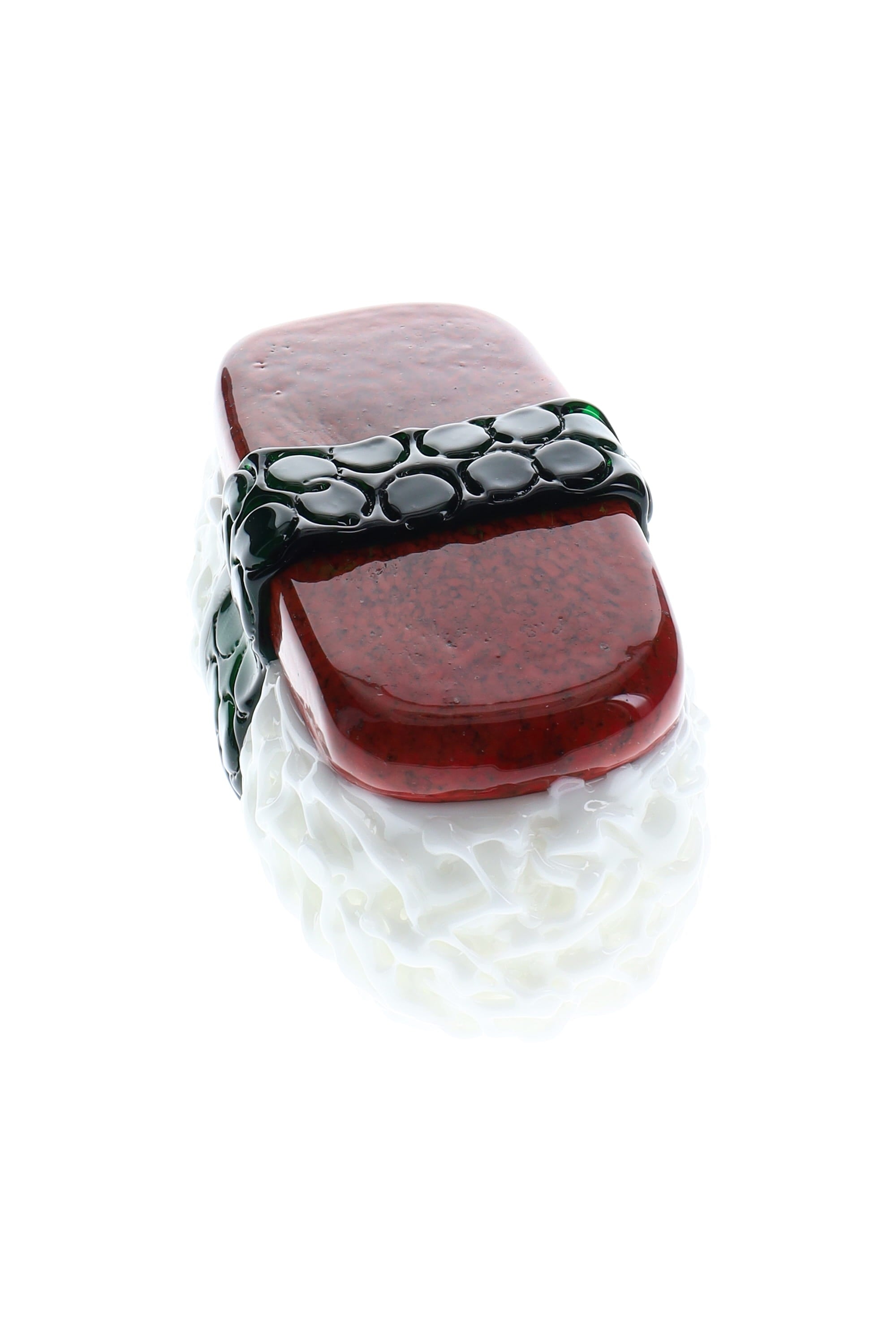Empire Glassworks “Spam Musubi” Glass Hand Pipe – 3½″ – US-Made