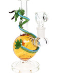Empire Glassworks “Dragon Sphere” Glass Mini Rig – 6½″ – US-Made