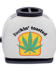 LARGE TOASTED CERAMIC STASH JAR