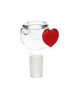 Pulsar Valentines Heart Vase Glass Water Pipe - 8.25" / 14mm F