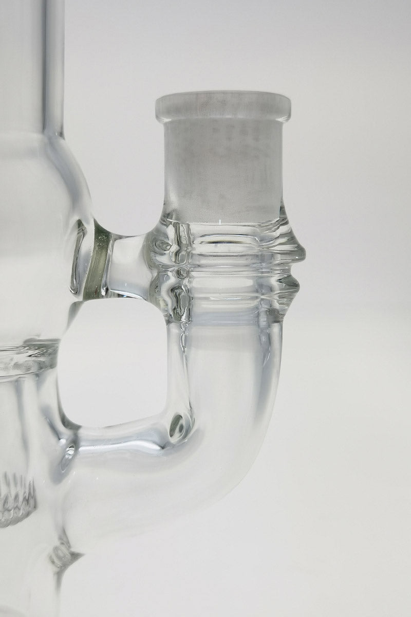 TAG - 6.75" Interior Showerhead Ashcatcher w/ Recycling E.C. (18MM Male to 18MM Female)