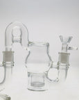 TAG - 5.5" Interior Showerhead Ashcatcher w/ Recycling E.C. (14MM Male to 14MM Female)
