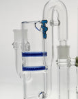 TAG - 8.25" Double Honeycomb Ash Catcher w/ Recycling E.C. 50x5MM (18MM Male to 18MM Female)
