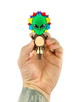4" AFM Alien Silicone Glass Screen Hand Pipe