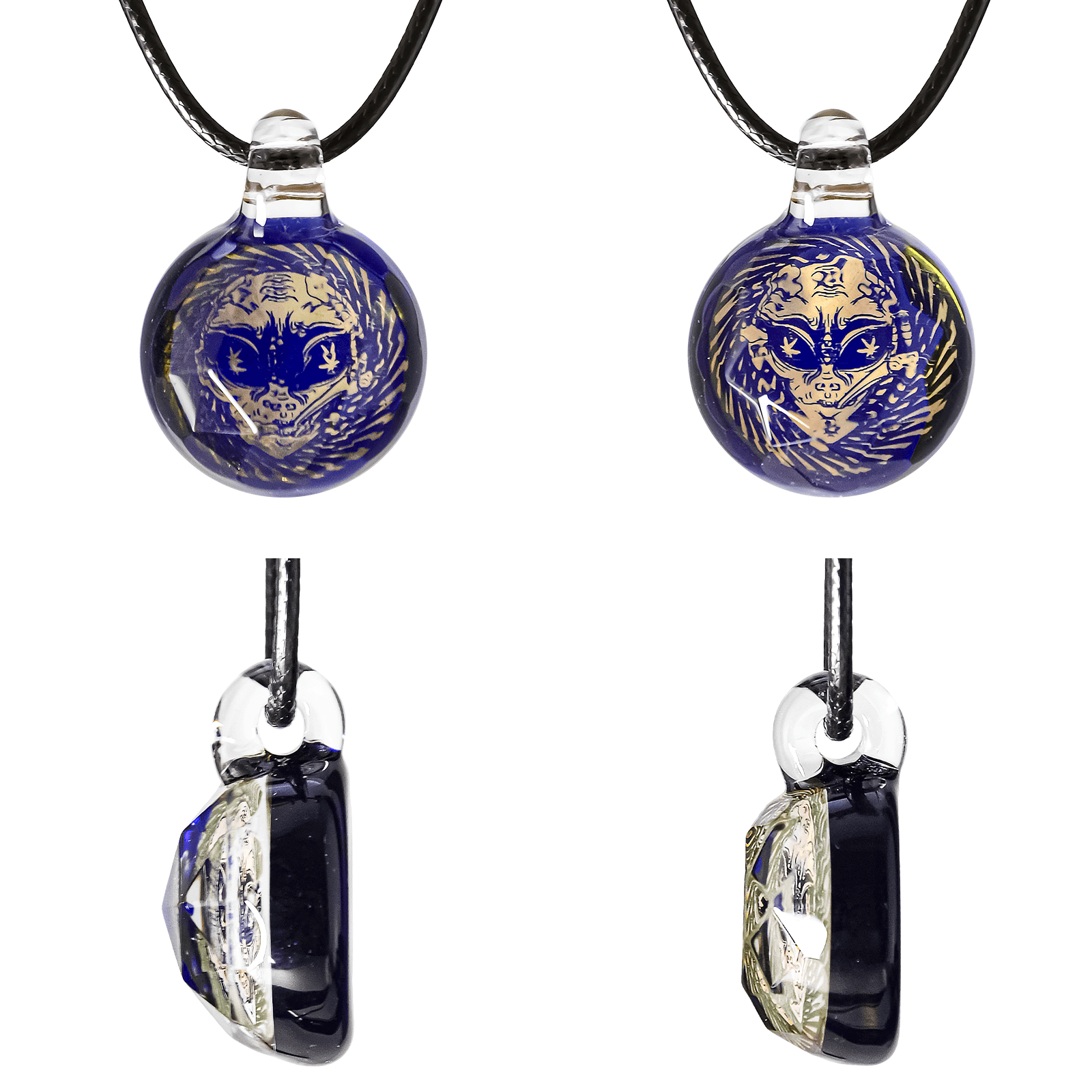 Alien Design Glass Pendant
