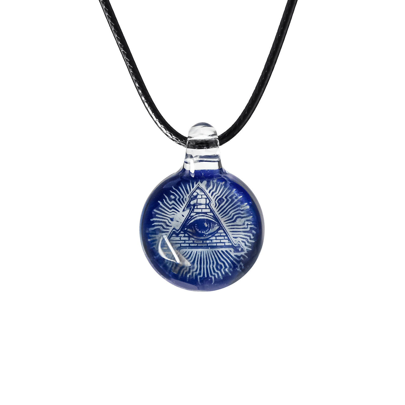 All Seeing Eyes Glass Pendant