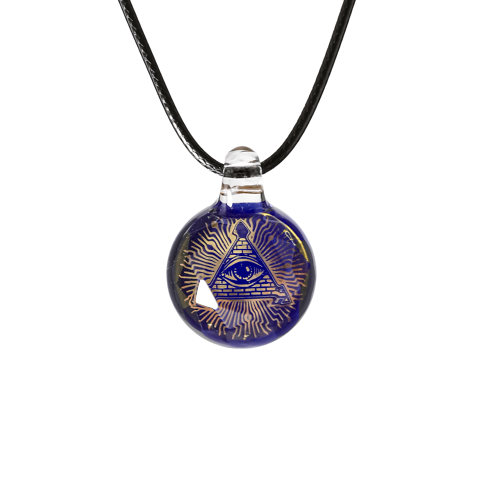 All Seeing Eyes Glass Pendant