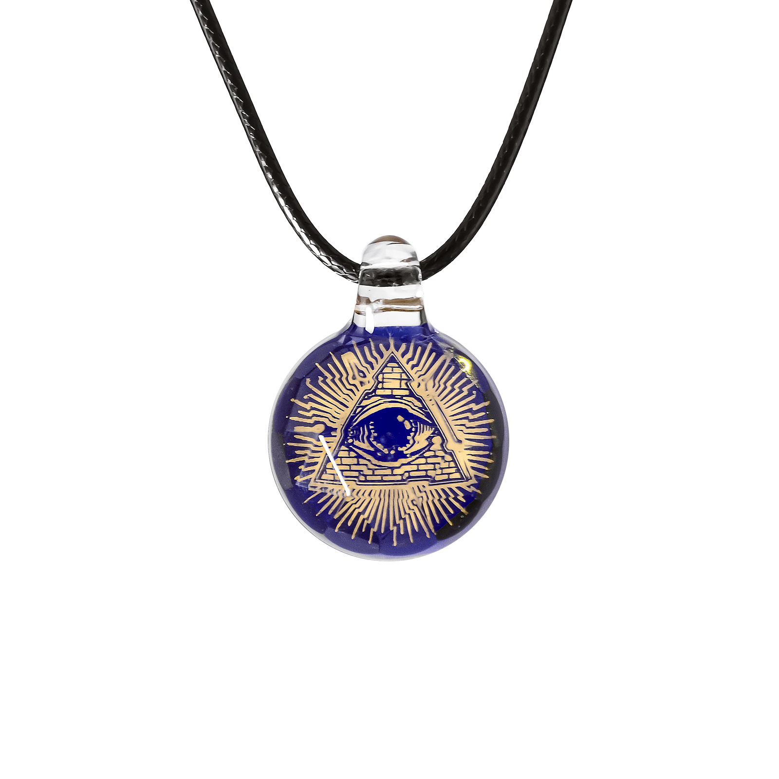 All Seeing Eyes Glass Pendant