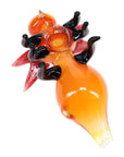 Gold Fumed Color-Change Glass Fly Pipe “Honey Hustler” – Assorted