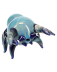 Silver Fumed Glass Crab Hand Pipe “Tide Claw” – Color-Changing