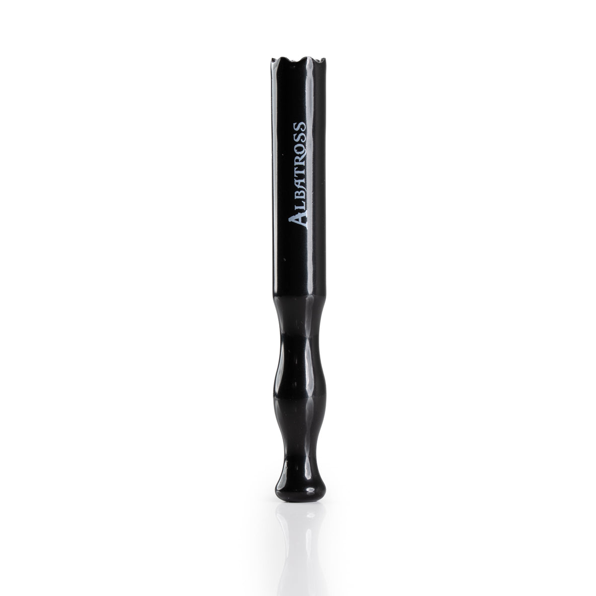 ALBATROSS Ceramic One Hitter Pipe for Dugouts | Chillum Serrated Tooth Design