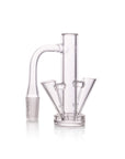 Control Tower Quartz Banger With Double Funnel | Angled Profile View | GG