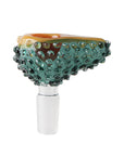 Avocado Glass Flower Bowl