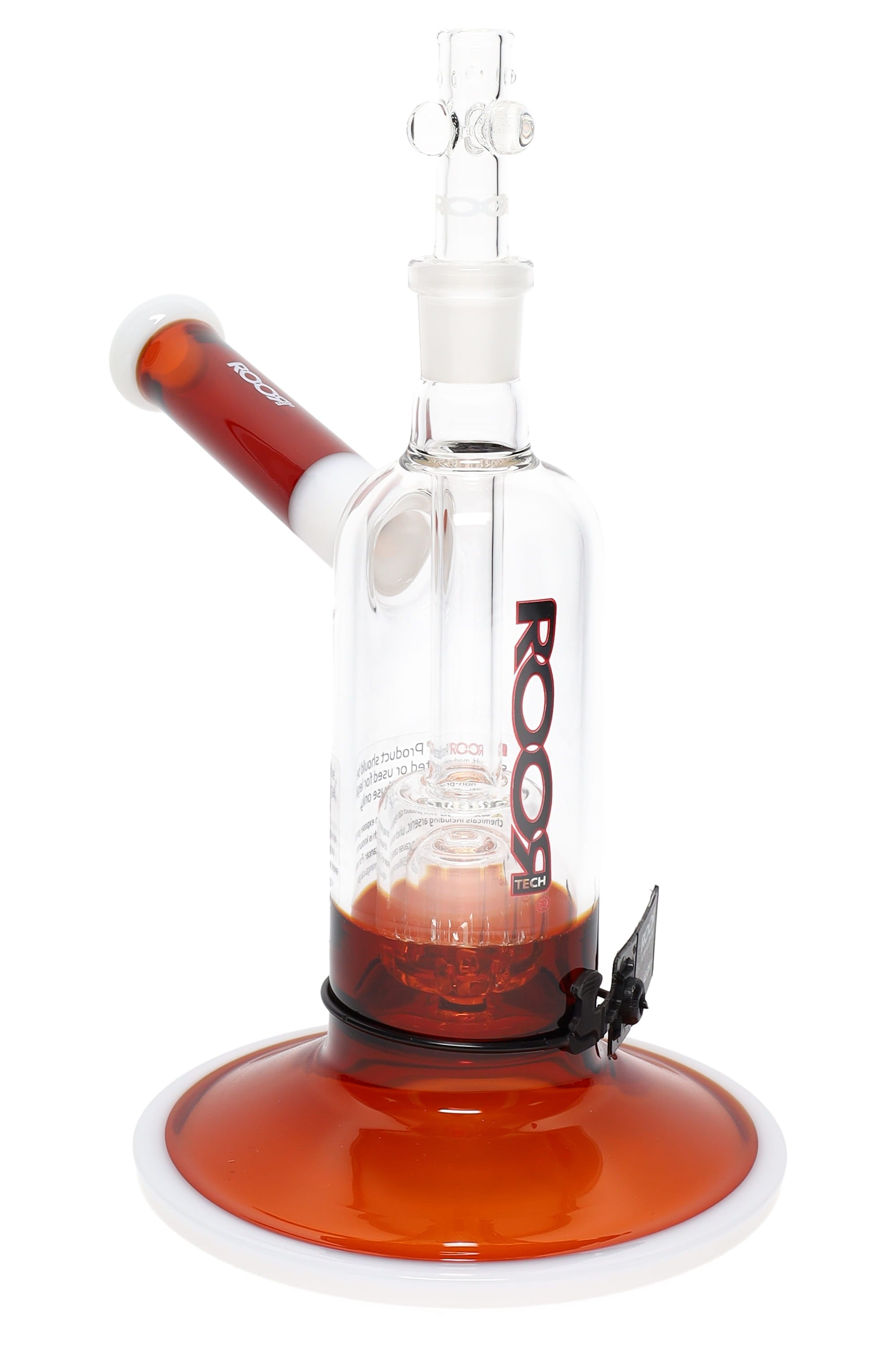 RooR Tech 7.5″ Multicolor Glass on Glass Bubbler – Barrel Perc