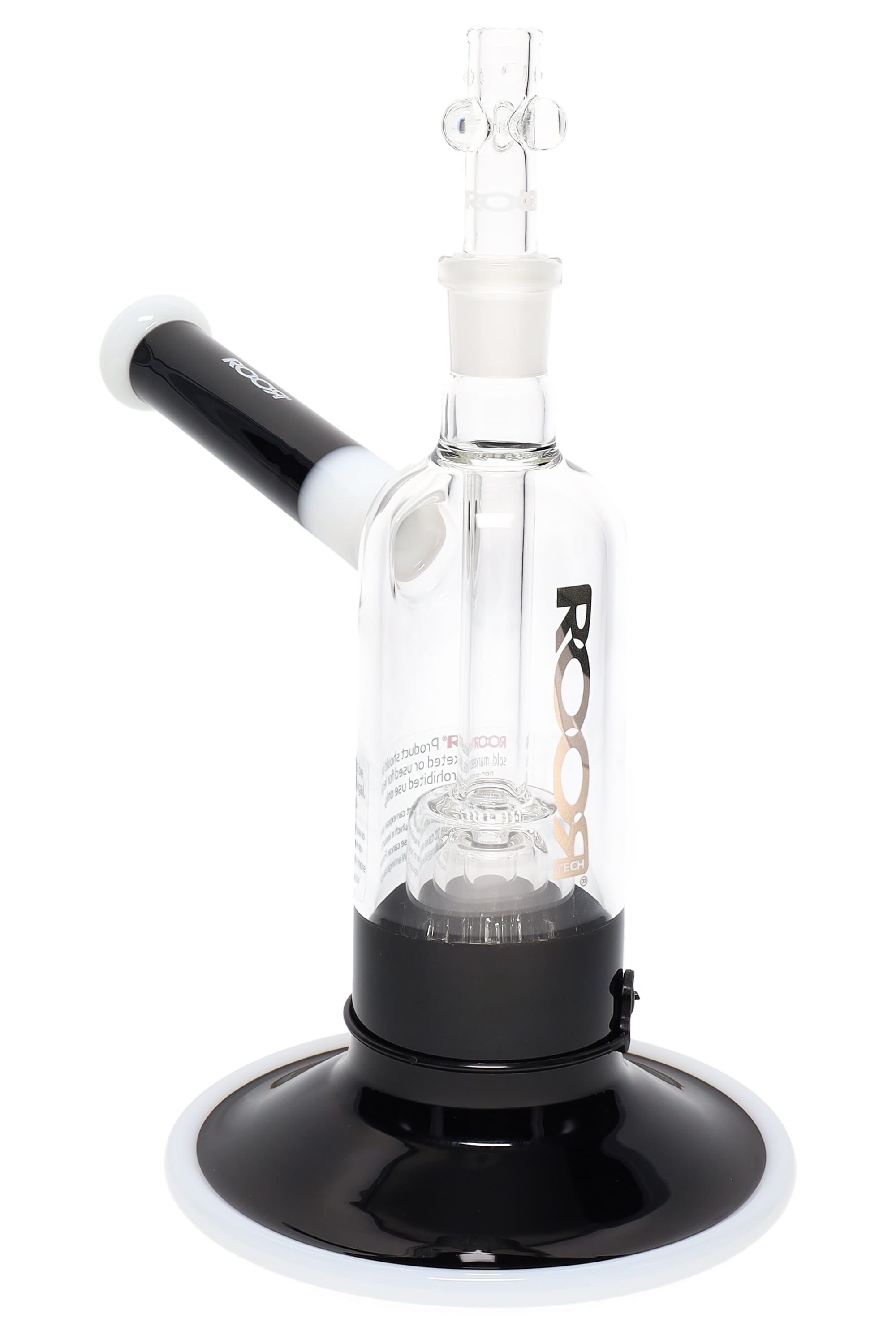 RooR Tech 7.5″ Multicolor Glass on Glass Bubbler – Barrel Perc