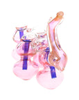 Gold Fumed Quadruple-Chamber Sherlock Bubbler “Quad Core” – 6″
