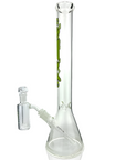 18" AFM Clear Glass Beaker Bong Set – with Ash Catcher