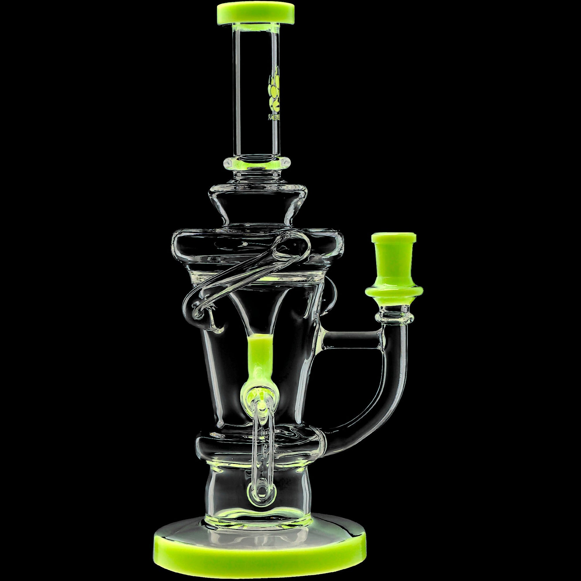 Calibear 10'' Twin Stream Recycler Dab Rig