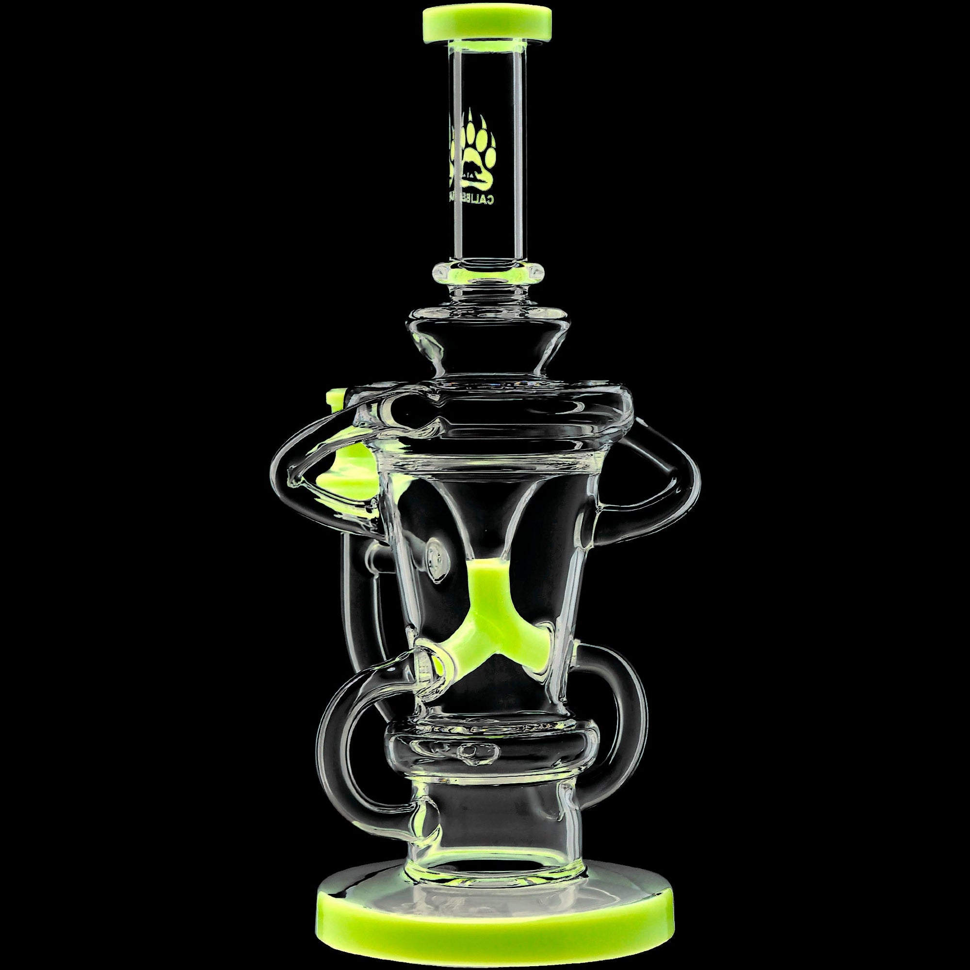 Calibear 10'' Twin Stream Recycler Dab Rig