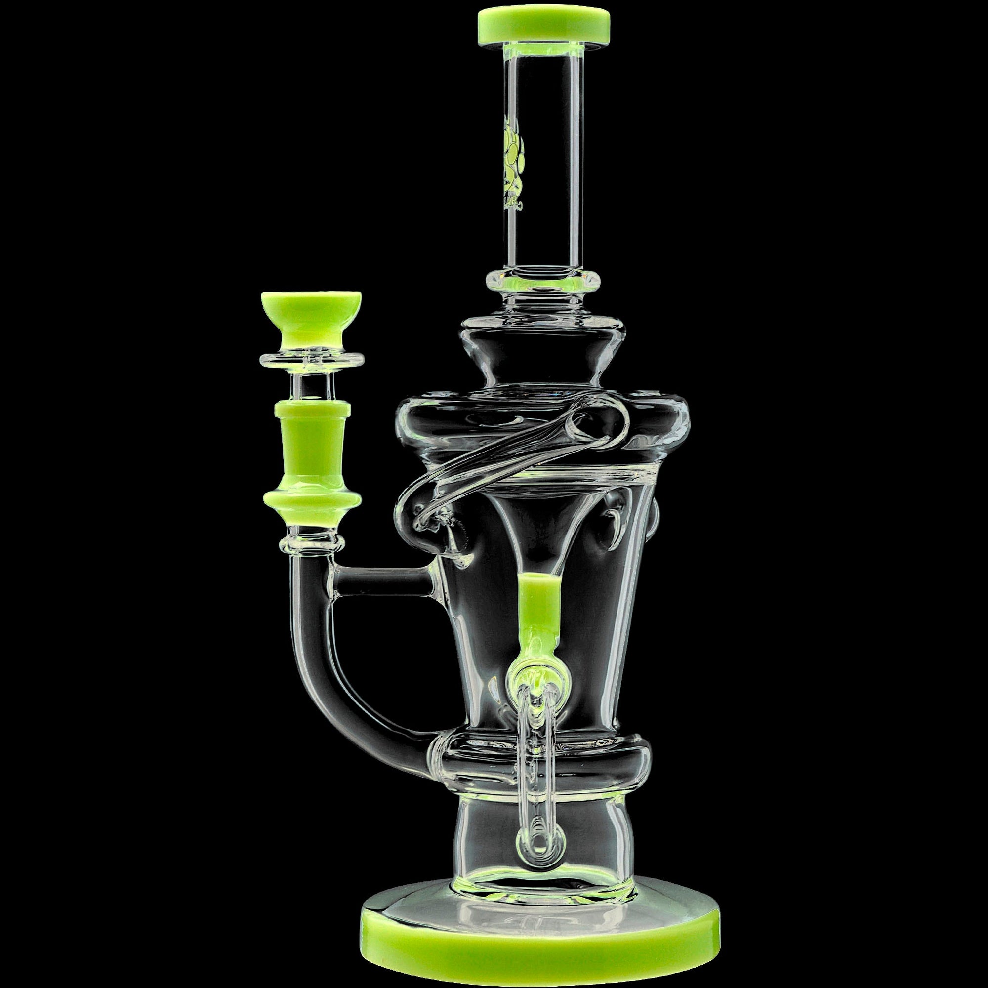 Calibear 10'' Twin Stream Recycler Dab Rig
