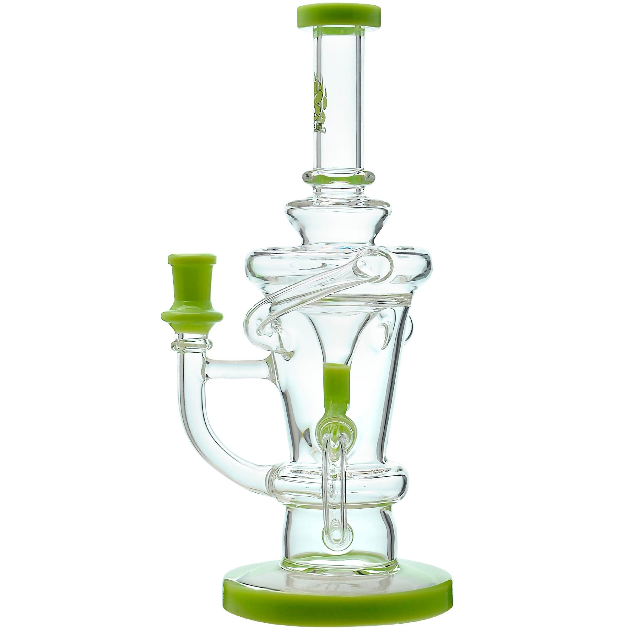 Calibear 10'' Twin Stream Recycler Dab Rig