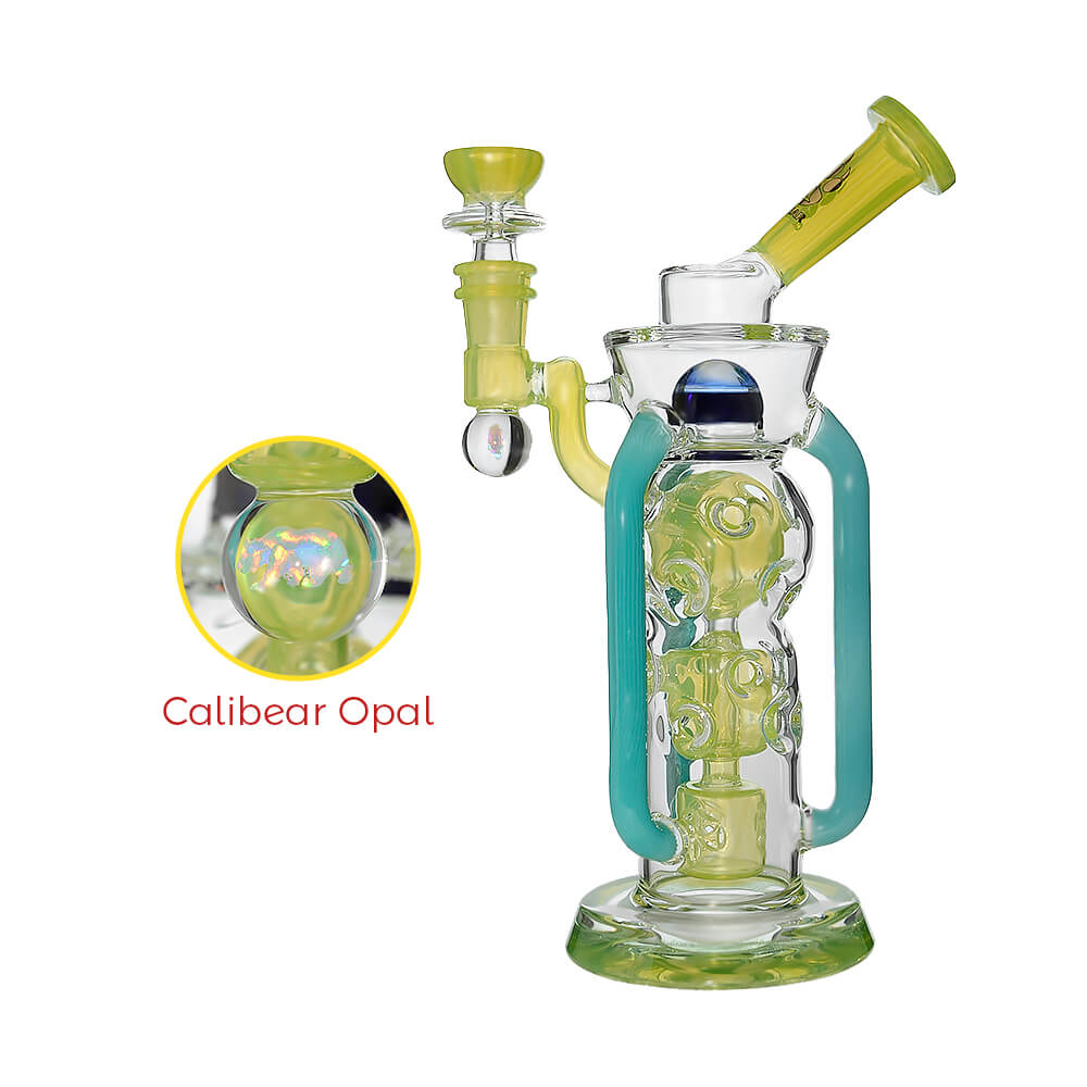 Calibear Colorflow Art Series Recycler Dab Rig