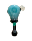 Frosted Bubblehead Glass Spoon Pipe