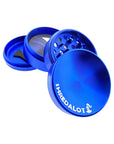 Sir Shredalot 4 Piece Curve Top Metal Herb Grinder - 63mm