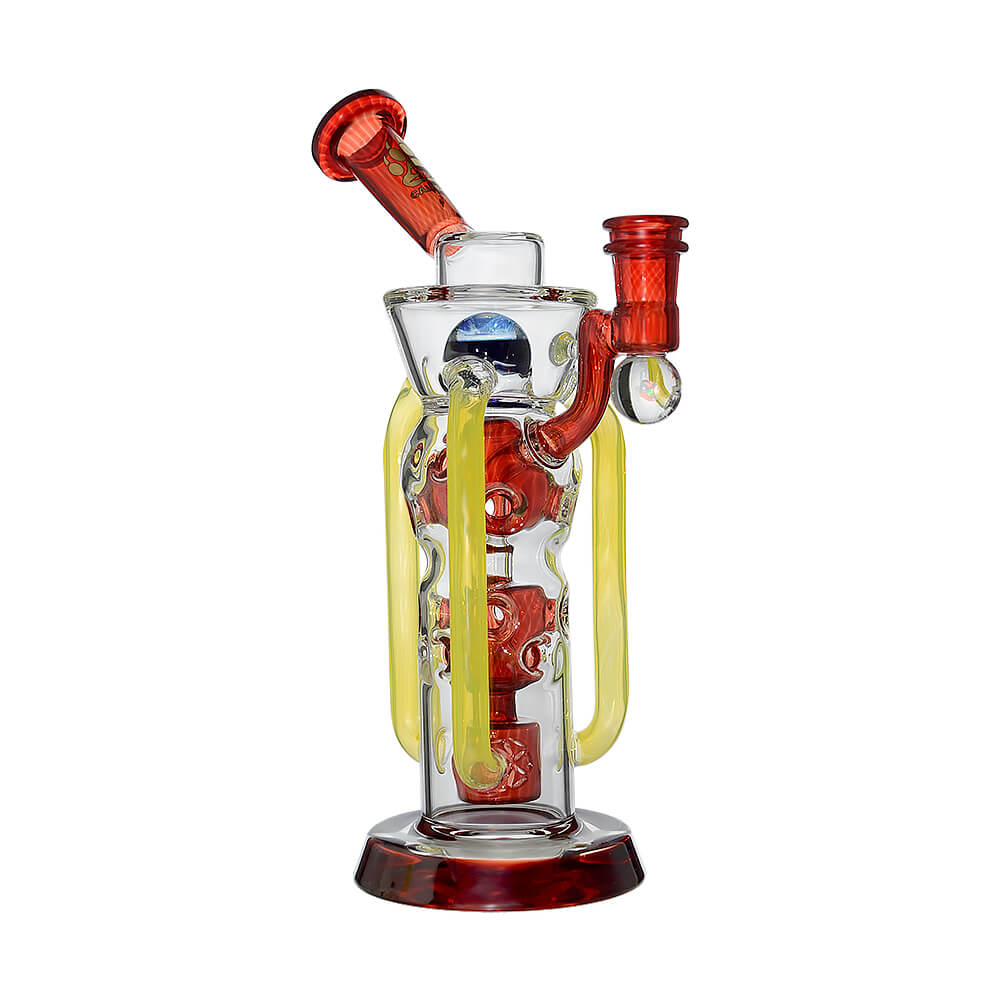 Calibear Colorflow Fab Recycler Dab Rig W/ Opal