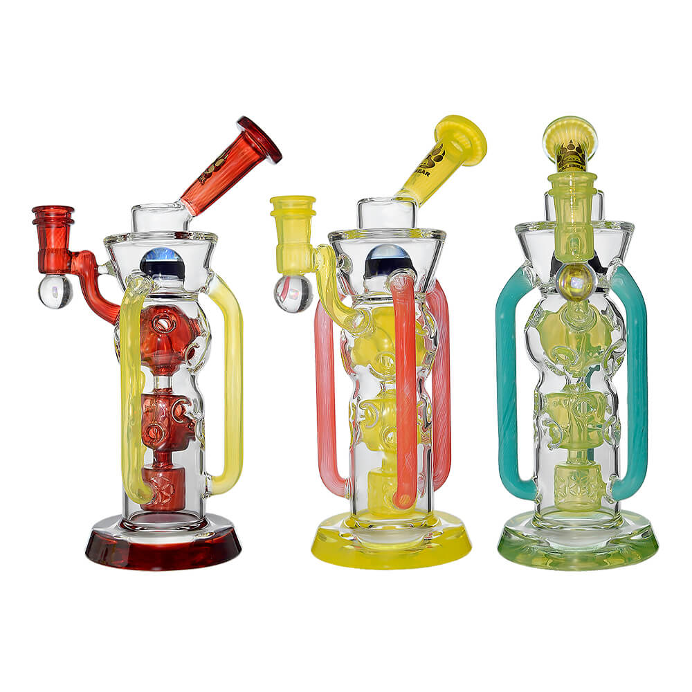Calibear Colorflow Fab Recycler Dab Rig W/ Opal