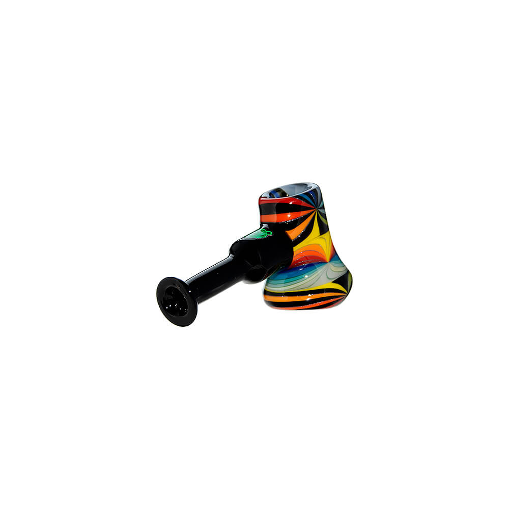 Colorful Starburst Axe Glass Pipe