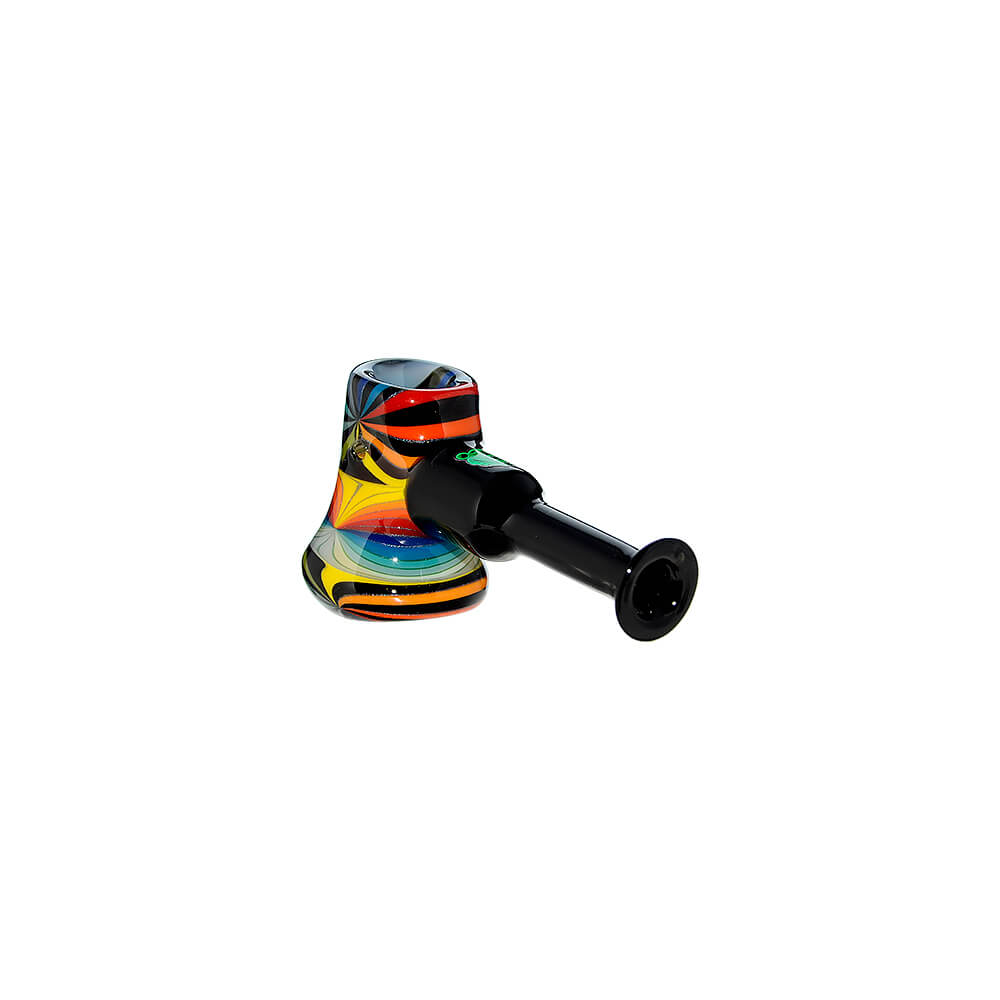 Colorful Starburst Axe Glass Pipe
