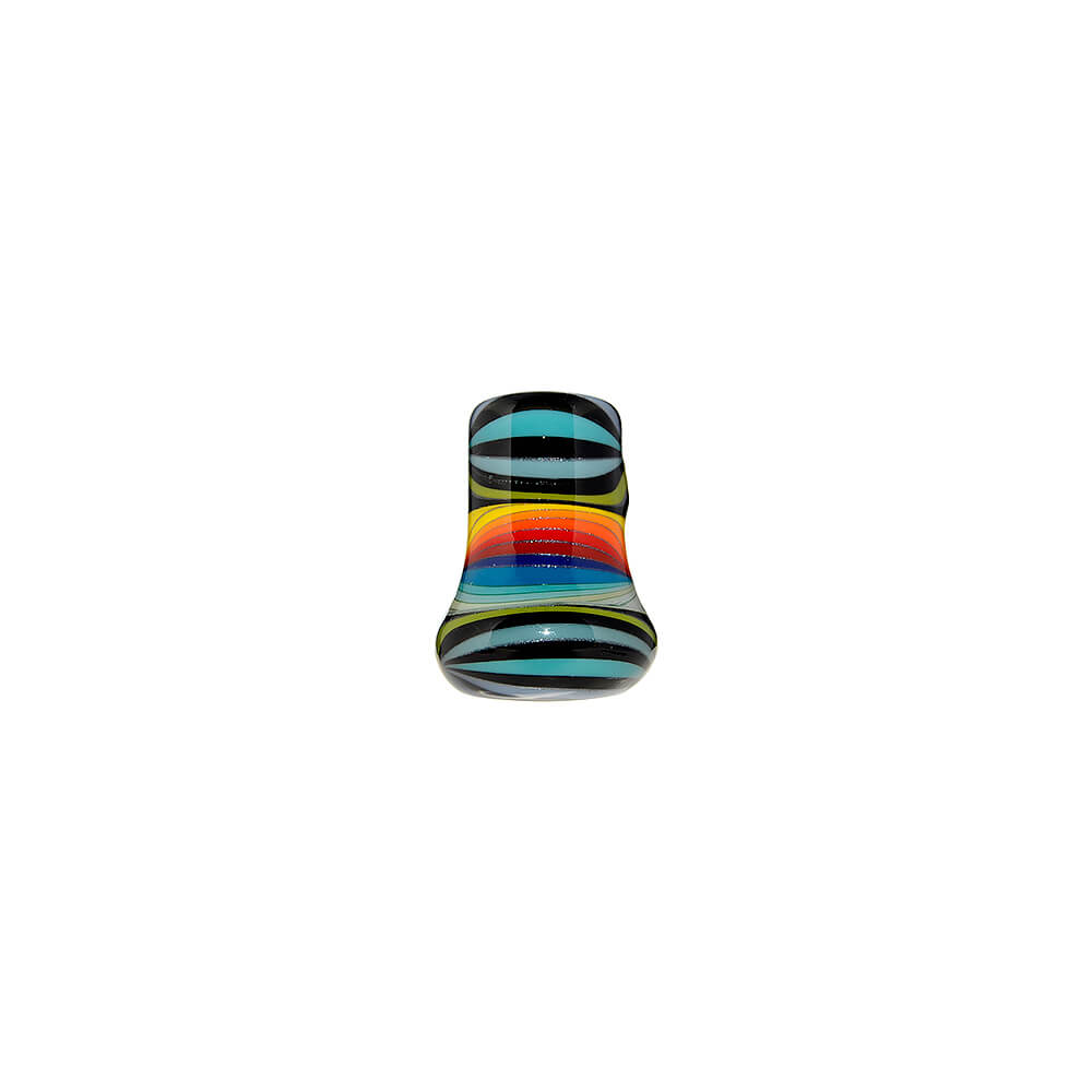 Colorful Starburst Axe Glass Pipe