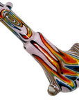 Crush Colorful Crayon Hand Pipe 4.5" - Carbureted Borosilicate Glass