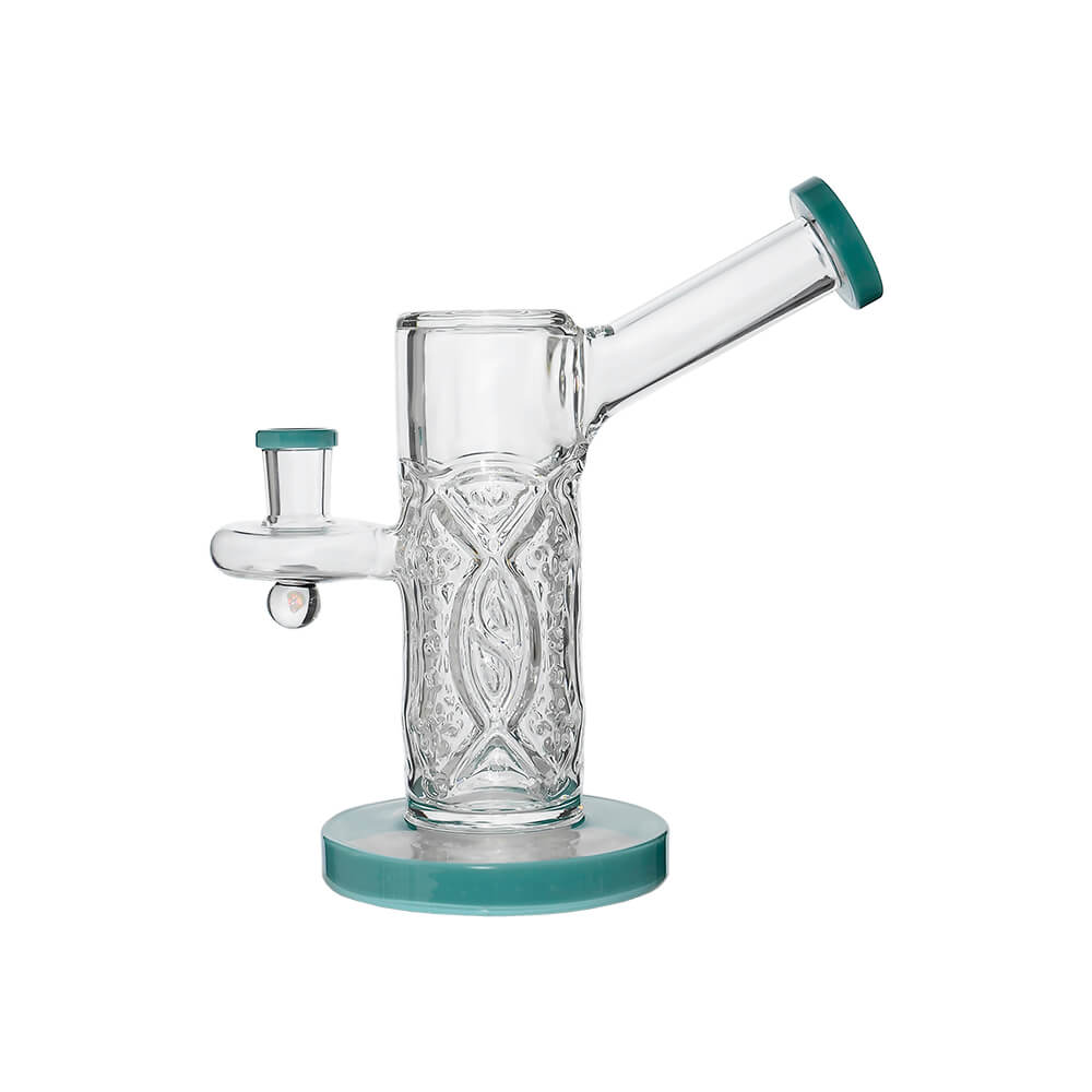 Calibear Crystal Engraved Straight Chamber Dab Rig