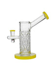 Calibear Crystal Engraved Straight Chamber Dab Rig