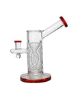 Calibear Crystal Engraved Straight Chamber Dab Rig