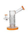Calibear Crystal Engraved Straight Chamber Dab Rig